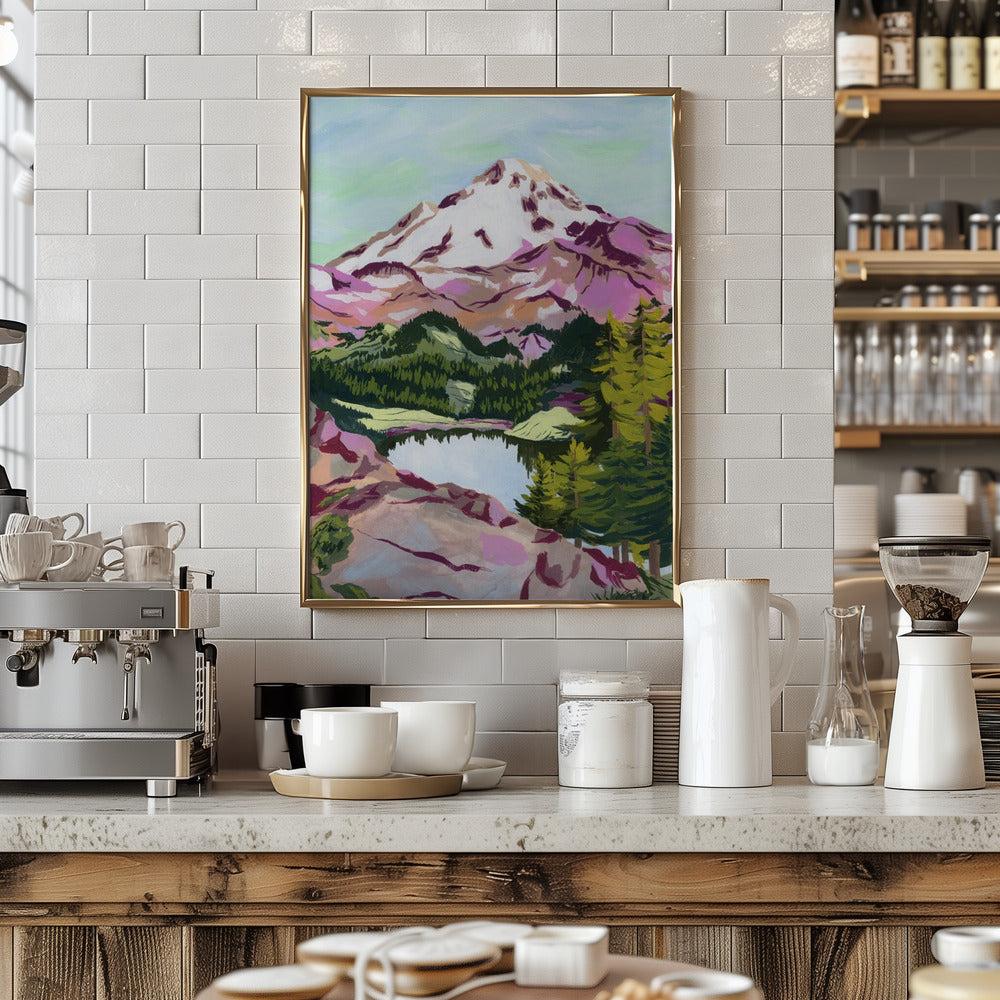 Chain Lakes - Stretched Canvas, Poster or Fine Art Print I Heart Wall Art