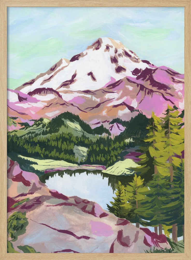 Chain Lakes - Stretched Canvas, Poster or Fine Art Print I Heart Wall Art