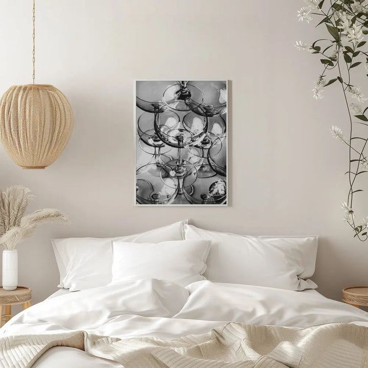 Champagne tower_8 - Stretched Canvas, Poster or Fine Art Print I Heart Wall Art