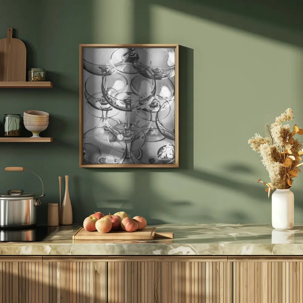 Champagne tower_8 - Stretched Canvas, Poster or Fine Art Print I Heart Wall Art