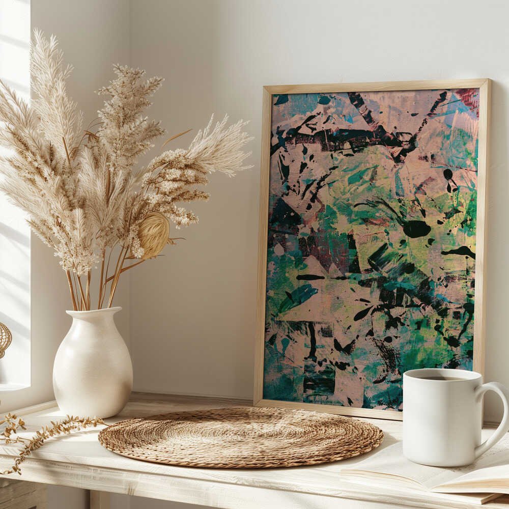 Chaos in Color - Stretched Canvas, Poster or Fine Art Print - I Heart Wall Art - Poster Print, Canvas Print or Framed Art Print