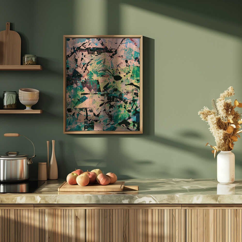 Chaos in Color - Stretched Canvas, Poster or Fine Art Print - I Heart Wall Art - Poster Print, Canvas Print or Framed Art Print
