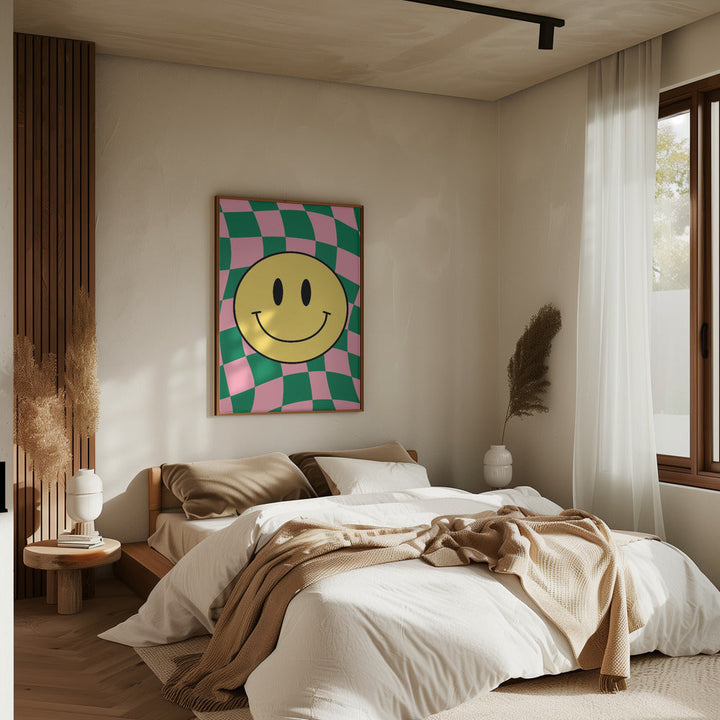 Checkered Bliss - Stretched Canvas, Poster or Fine Art Print I Heart Wall Art
