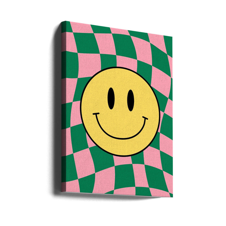Checkered Bliss - Stretched Canvas, Poster or Fine Art Print I Heart Wall Art