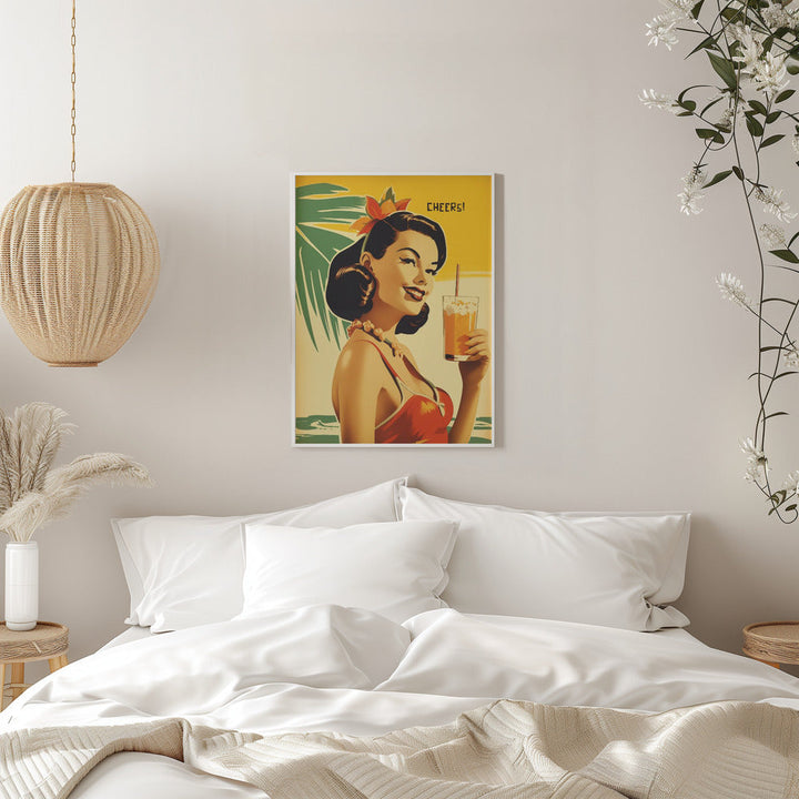 Cheers! - Stretched Canvas, Poster or Fine Art Print I Heart Wall Art