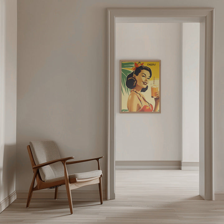 Cheers! - Stretched Canvas, Poster or Fine Art Print I Heart Wall Art