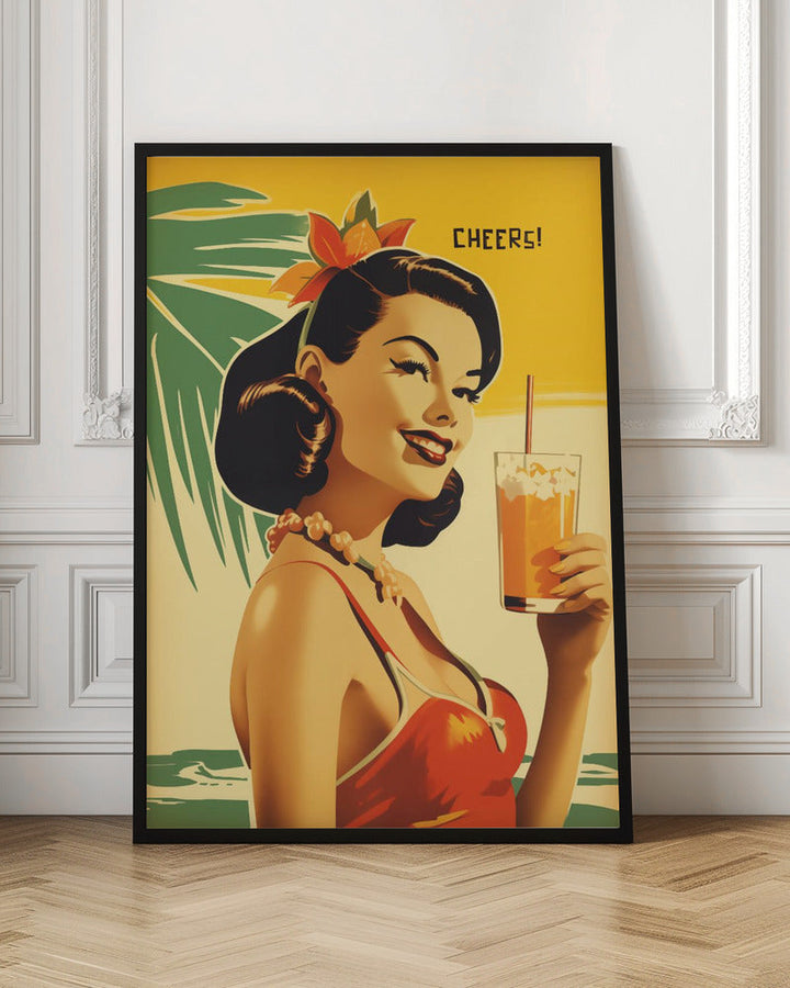 Cheers! - Stretched Canvas, Poster or Fine Art Print I Heart Wall Art