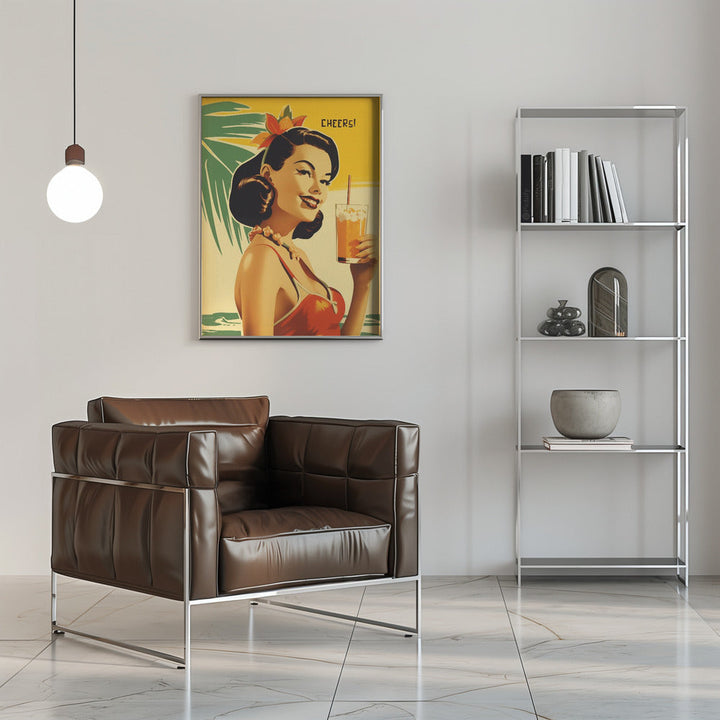 Cheers! - Stretched Canvas, Poster or Fine Art Print I Heart Wall Art