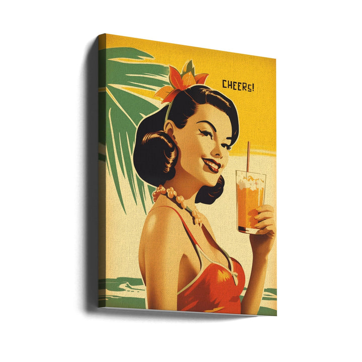 Cheers! - Stretched Canvas, Poster or Fine Art Print I Heart Wall Art