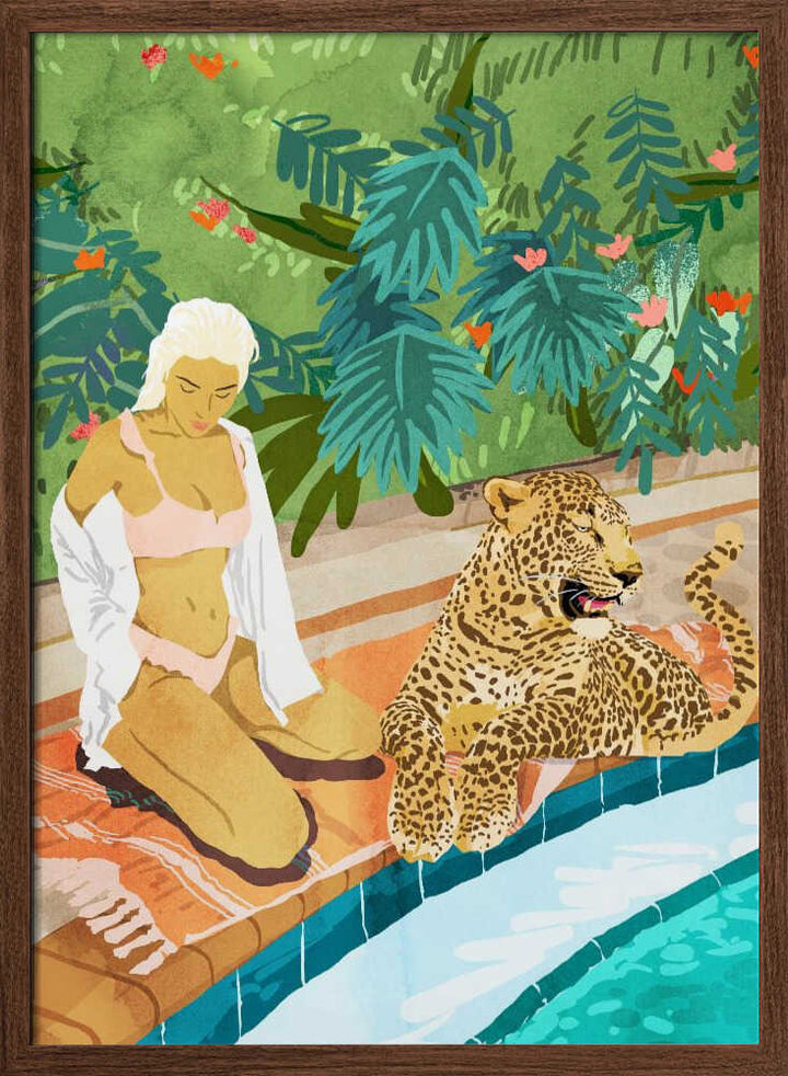Cheetah On the Wild Side Art Print - Stretched Canvas, Poster or Fine Art Print - I Heart Wall Art - Poster Print, Canvas Print or Framed Art Print