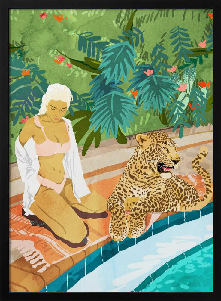 Cheetah On the Wild Side Art Print - Stretched Canvas, Poster or Fine Art Print - I Heart Wall Art - Poster Print, Canvas Print or Framed Art Print