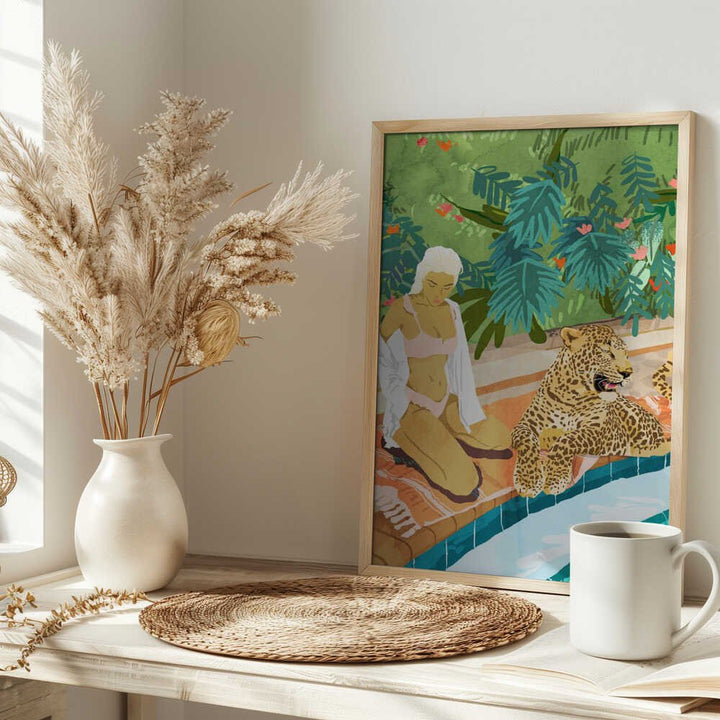 Cheetah On the Wild Side Art Print - Stretched Canvas, Poster or Fine Art Print - I Heart Wall Art - Poster Print, Canvas Print or Framed Art Print