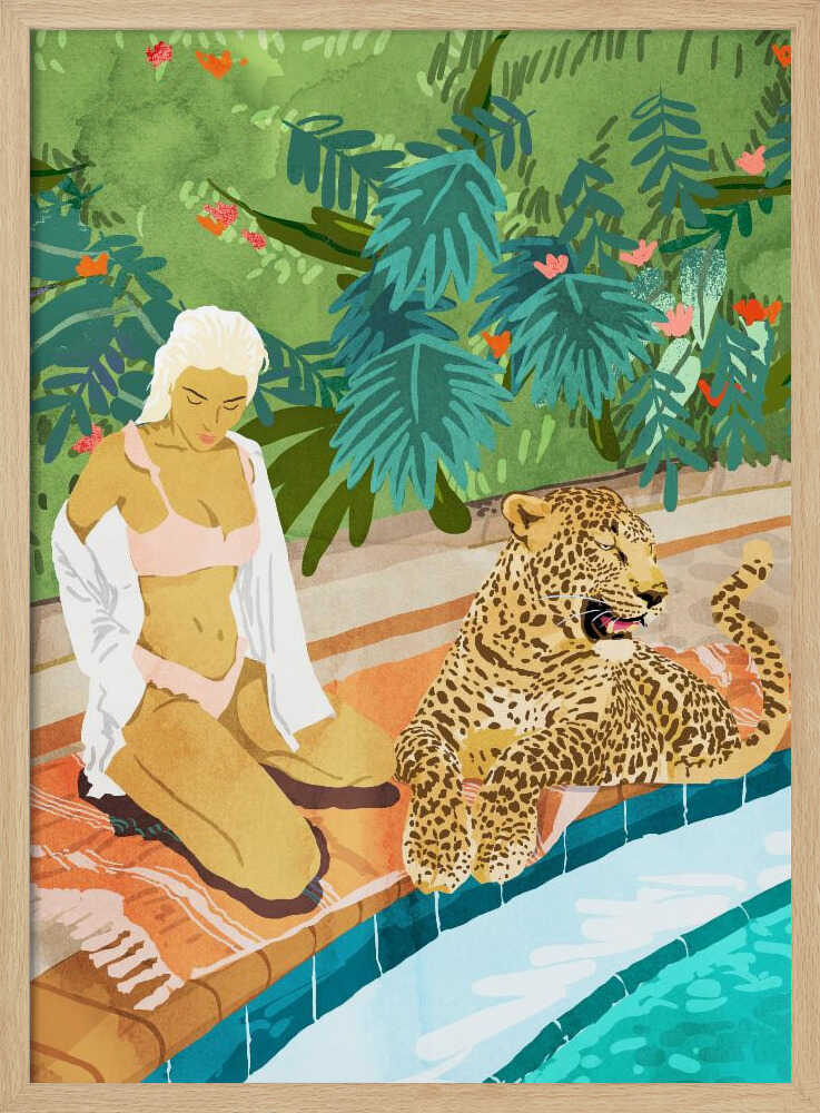 Cheetah On the Wild Side Art Print - Stretched Canvas, Poster or Fine Art Print - I Heart Wall Art - Poster Print, Canvas Print or Framed Art Print