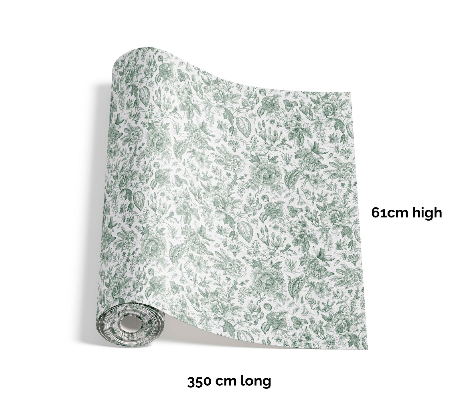 Chinoiserie In Green Drawer Liners - Classic Style Liner for Furniture