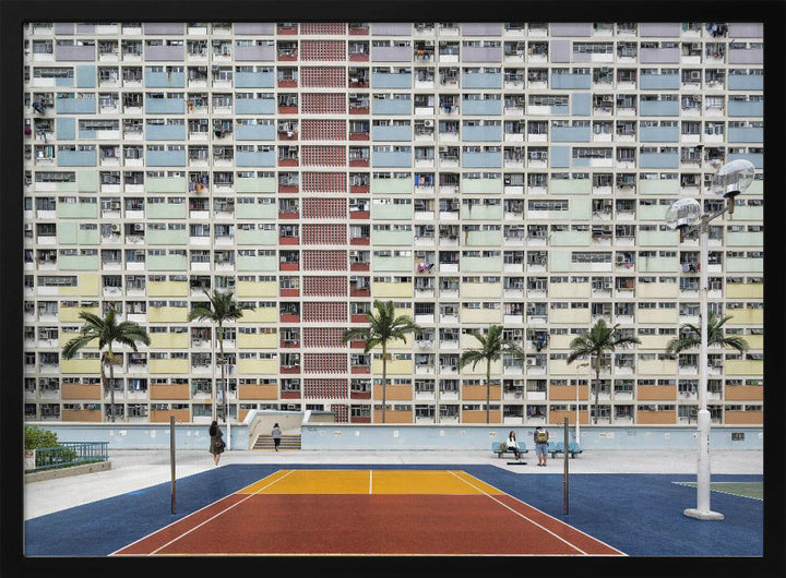 Choi Hung Estate - Stretched Canvas, Poster or Fine Art Print I Heart Wall Art