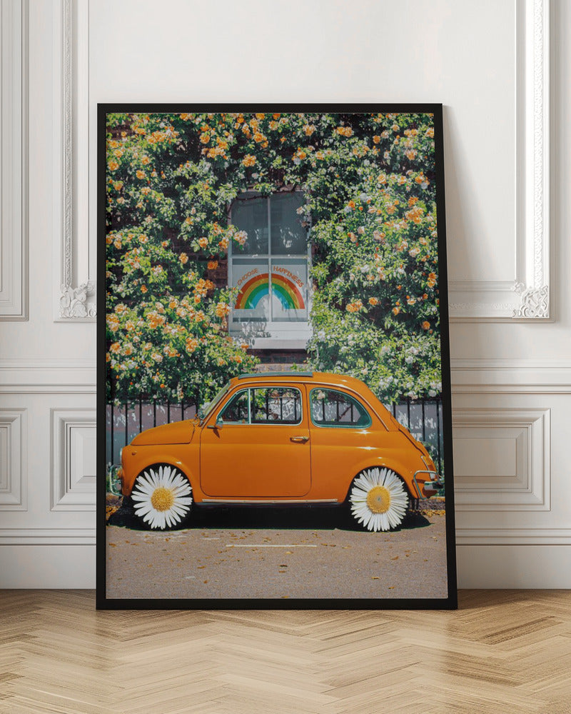 Choose Happiness - Stretched Canvas, Poster or Fine Art Print I Heart Wall Art