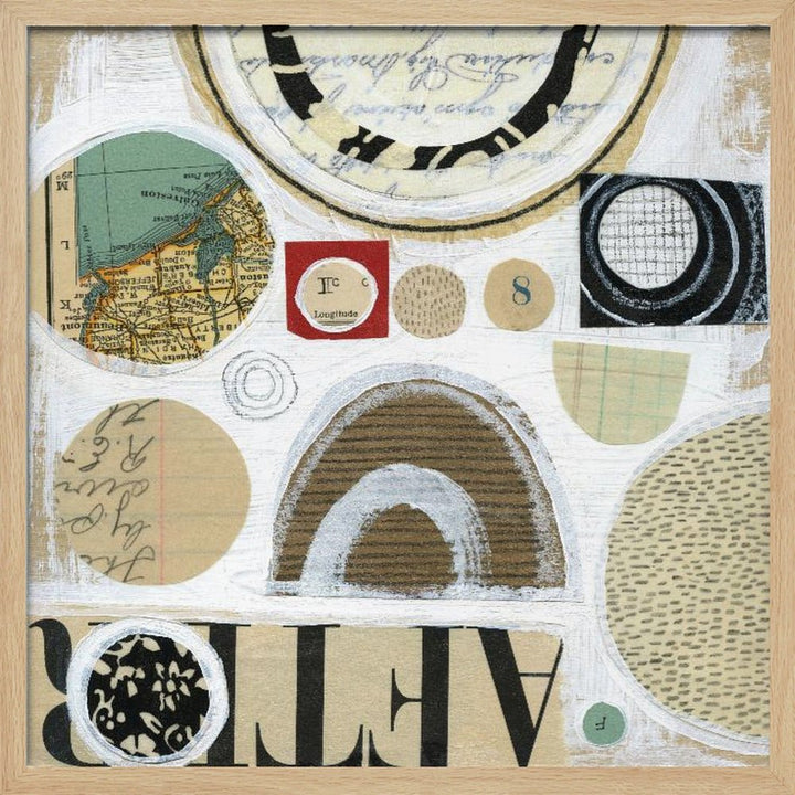 Circles of Discovery - Square Stretched Canvas, Poster or Fine Art Print - I Heart Wall Art - Poster Print, Canvas Print or Framed Art Print