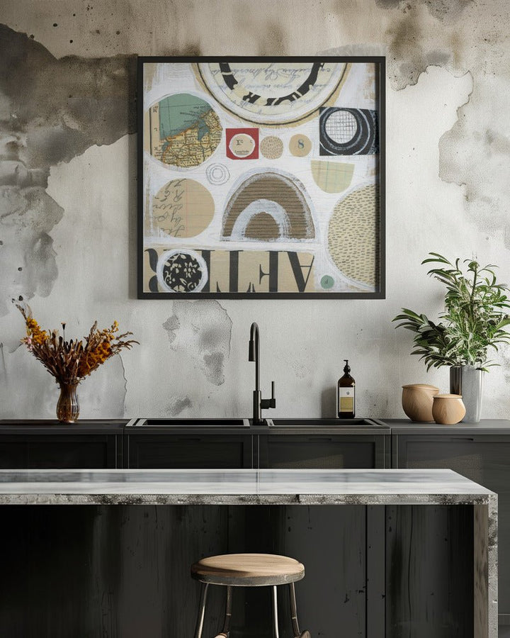 Circles of Discovery - Square Stretched Canvas, Poster or Fine Art Print - I Heart Wall Art - Poster Print, Canvas Print or Framed Art Print