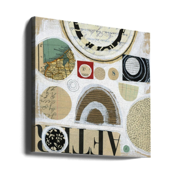 Circles of Discovery - Square Stretched Canvas, Poster or Fine Art Print - I Heart Wall Art - Poster Print, Canvas Print or Framed Art Print