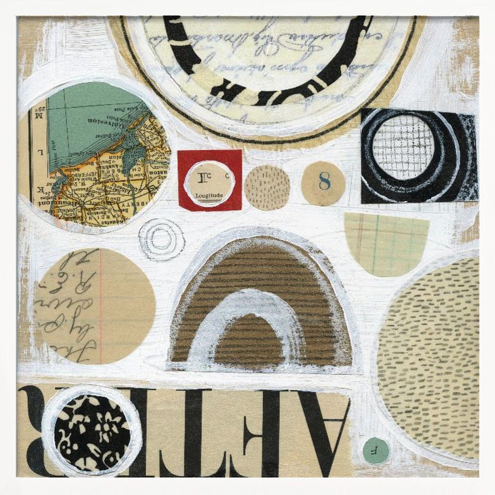 Circles of Discovery - Square Stretched Canvas, Poster or Fine Art Print - I Heart Wall Art - Poster Print, Canvas Print or Framed Art Print