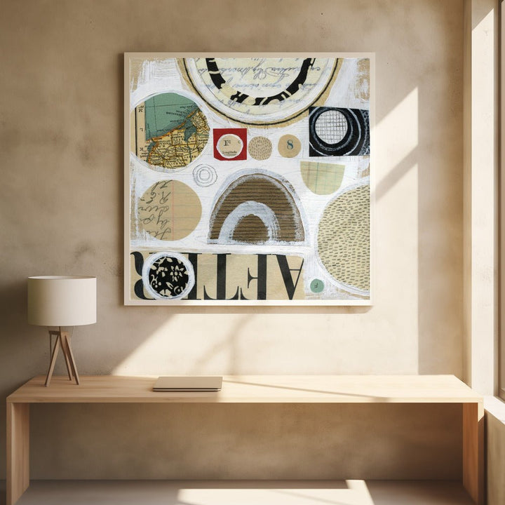 Circles of Discovery - Square Stretched Canvas, Poster or Fine Art Print - I Heart Wall Art - Poster Print, Canvas Print or Framed Art Print