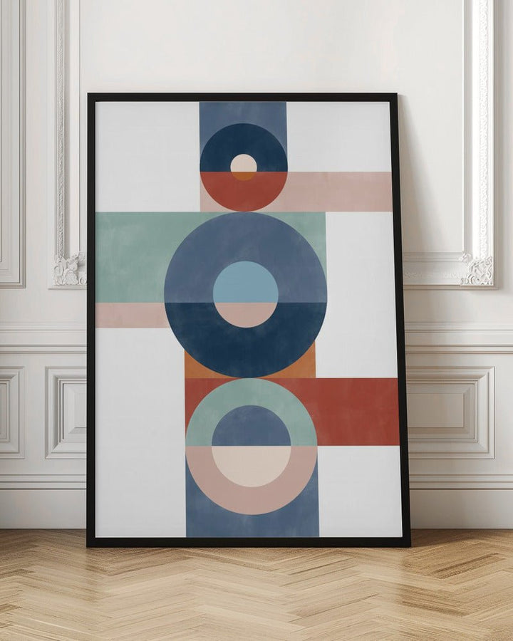 Circular Harmony - Stretched Canvas, Poster or Fine Art Print - I Heart Wall Art - Poster Print, Canvas Print or Framed Art Print