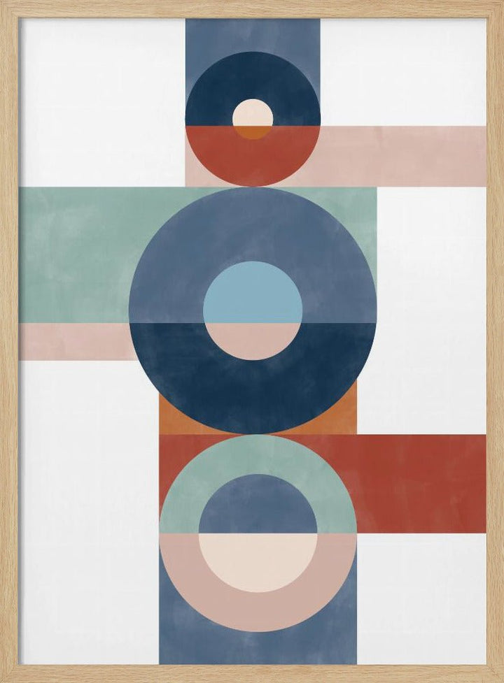 Circular Harmony - Stretched Canvas, Poster or Fine Art Print - I Heart Wall Art - Poster Print, Canvas Print or Framed Art Print