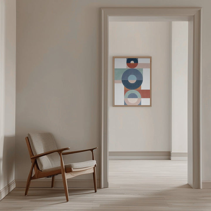 Circular Harmony - Stretched Canvas, Poster or Fine Art Print - I Heart Wall Art - Poster Print, Canvas Print or Framed Art Print