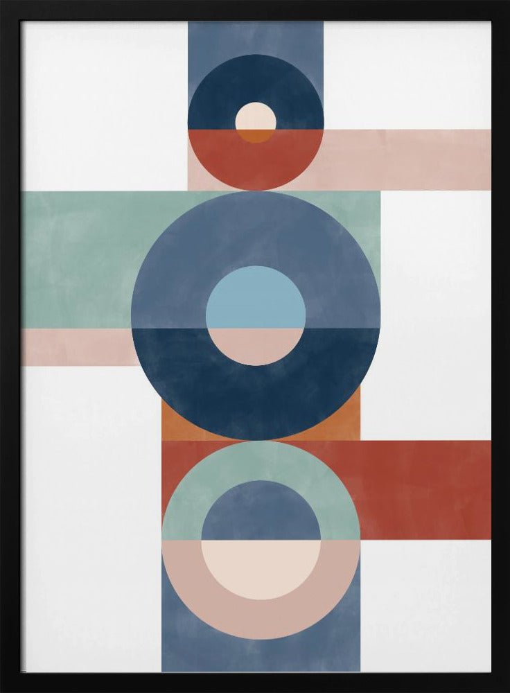 Circular Harmony - Stretched Canvas, Poster or Fine Art Print - I Heart Wall Art - Poster Print, Canvas Print or Framed Art Print