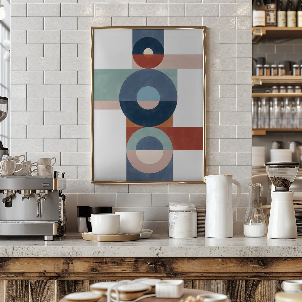 Circular Harmony - Stretched Canvas, Poster or Fine Art Print - I Heart Wall Art - Poster Print, Canvas Print or Framed Art Print
