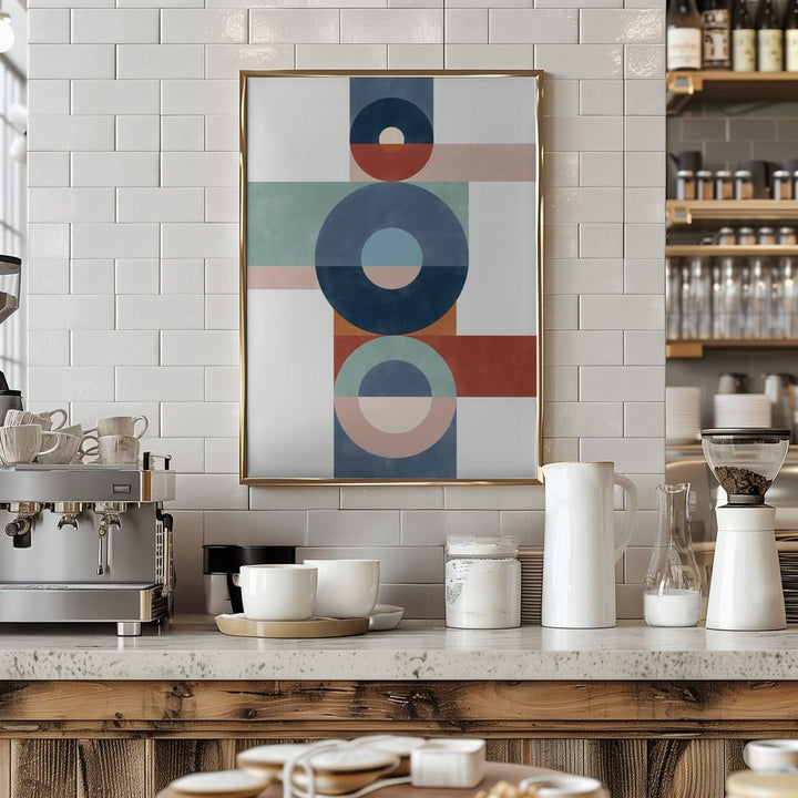 Circular Harmony - Stretched Canvas, Poster or Fine Art Print - I Heart Wall Art - Poster Print, Canvas Print or Framed Art Print