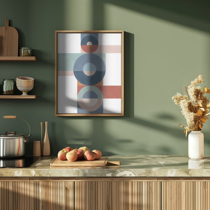 Circular Harmony - Stretched Canvas, Poster or Fine Art Print - I Heart Wall Art - Poster Print, Canvas Print or Framed Art Print