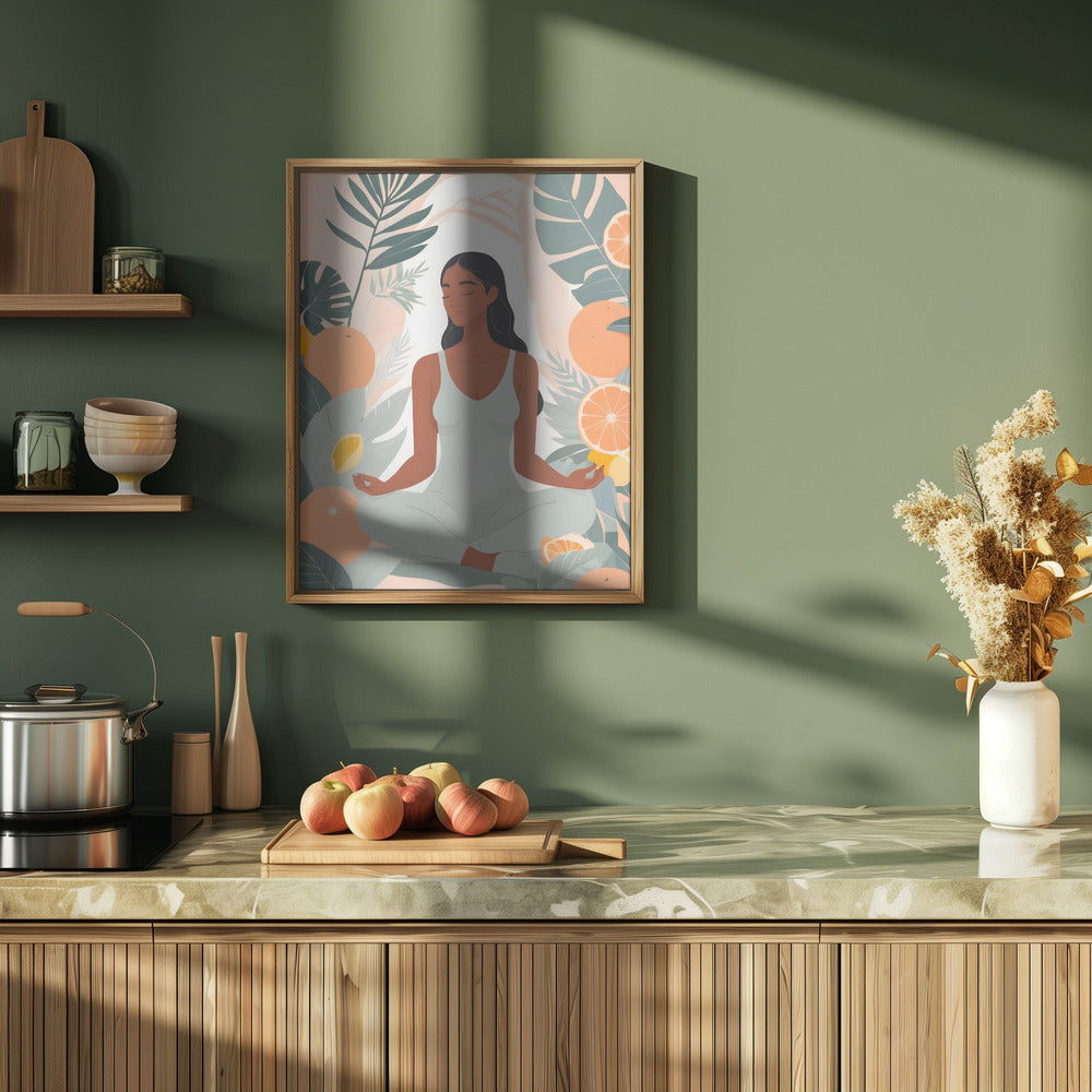Citrus Meditation - Stretched Canvas, Poster or Fine Art Print I Heart Wall Art