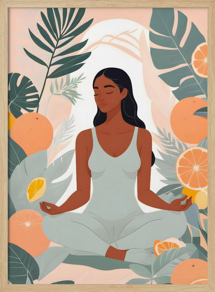 Citrus Meditation - Stretched Canvas, Poster or Fine Art Print I Heart Wall Art