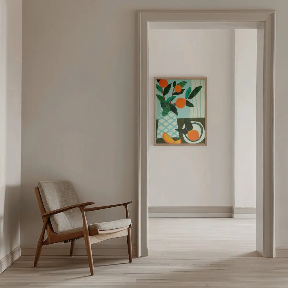 Citrus Morning Still Life II - Stretched Canvas, Poster or Fine Art Print I Heart Wall Art