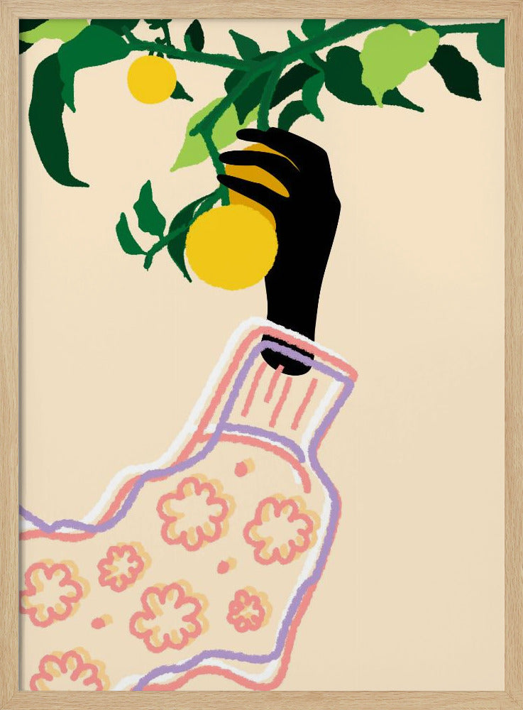 Citrus Touch - Stretched Canvas, Poster or Fine Art Print I Heart Wall Art