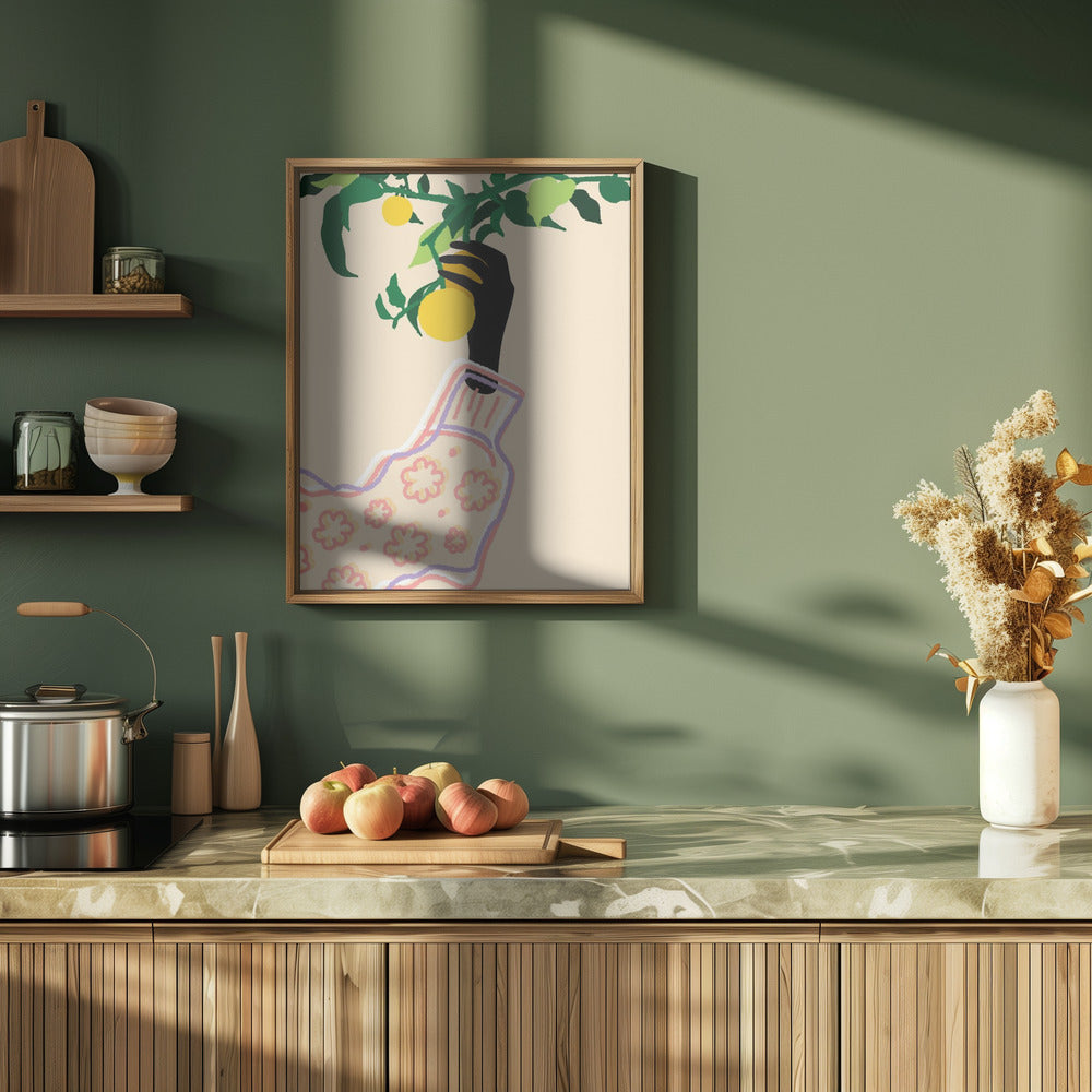 Citrus Touch - Stretched Canvas, Poster or Fine Art Print I Heart Wall Art