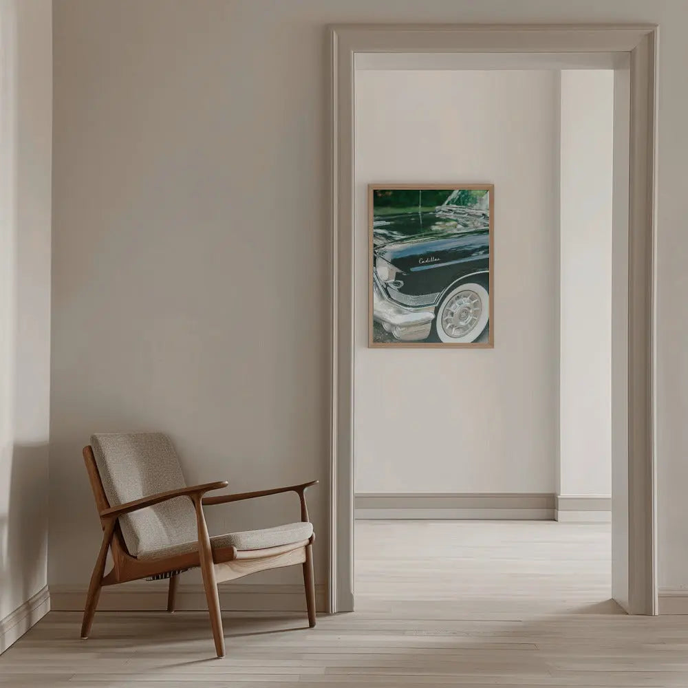 Classic Car III - Stretched Canvas, Poster or Fine Art Print I Heart Wall Art
