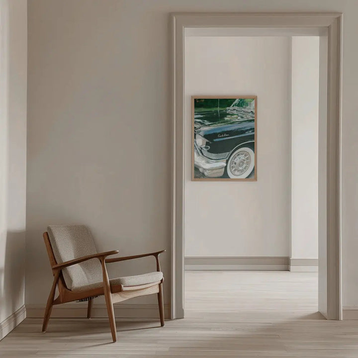Classic Car III - Stretched Canvas, Poster or Fine Art Print I Heart Wall Art