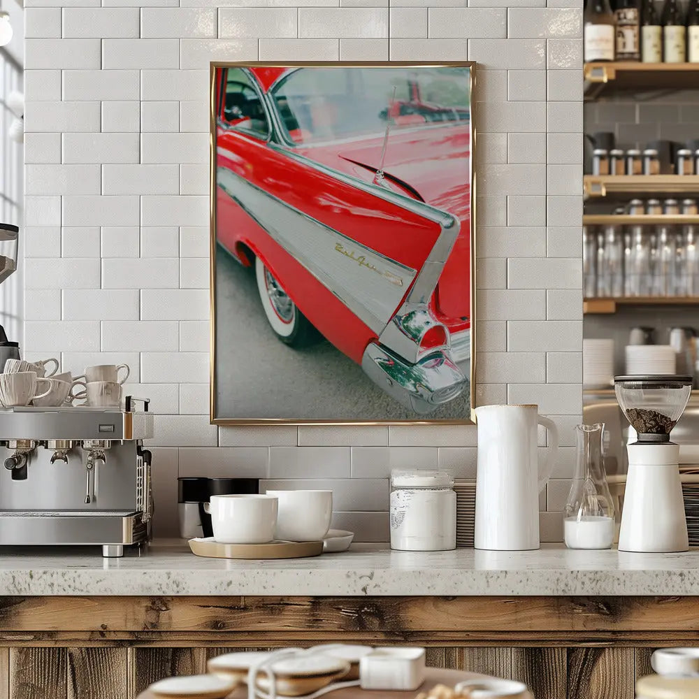 Classic Car - Stretched Canvas, Poster or Fine Art Print I Heart Wall Art