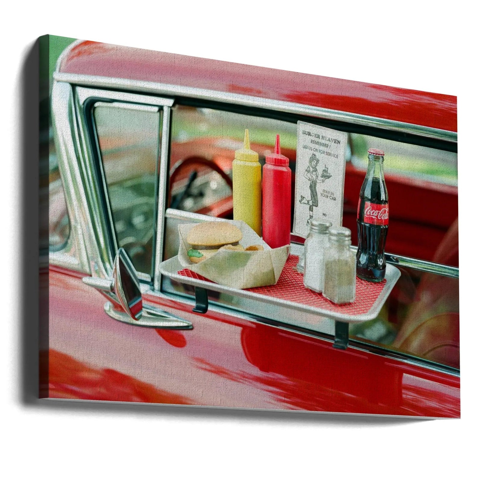 Classic Car V - Stretched Canvas, Poster or Fine Art Print I Heart Wall Art