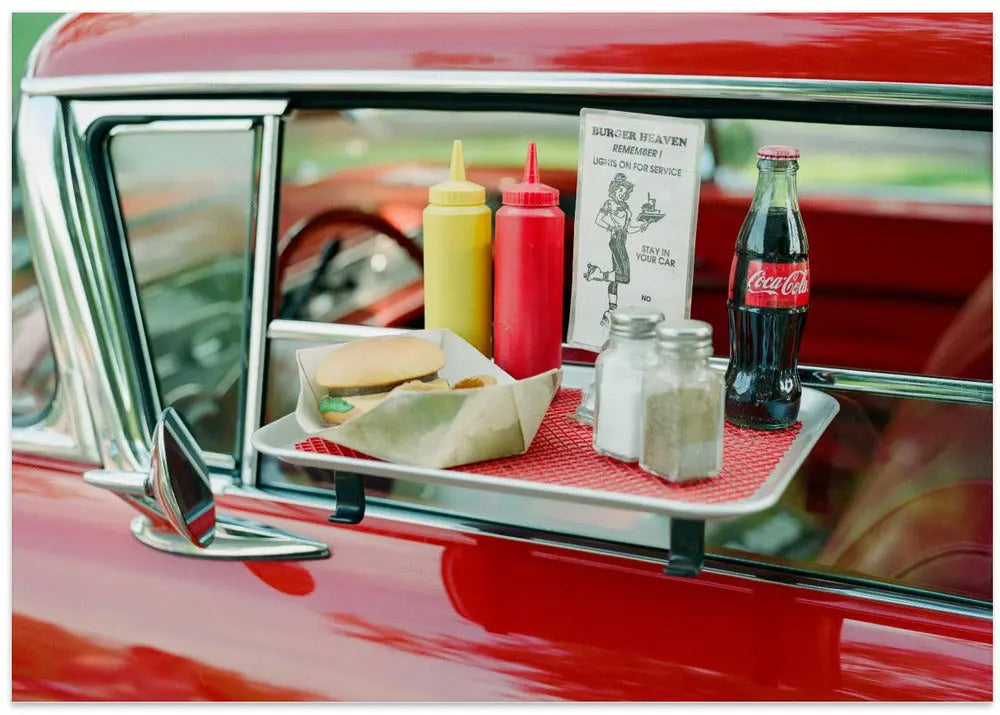 Classic Car V - Stretched Canvas, Poster or Fine Art Print I Heart Wall Art