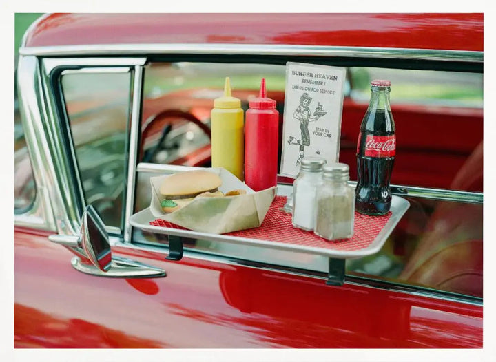 Classic Car V - Stretched Canvas, Poster or Fine Art Print I Heart Wall Art