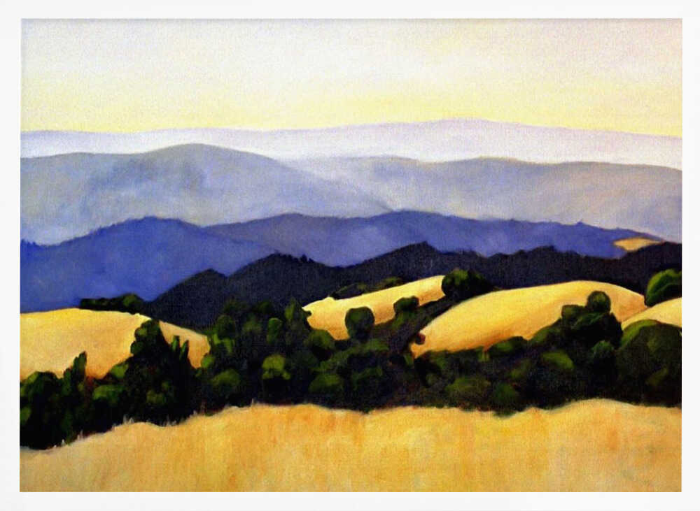 Classic Ridge Trail - Stretched Canvas, Poster or Fine Art Print - I Heart Wall Art - Poster Print, Canvas Print or Framed Art Print
