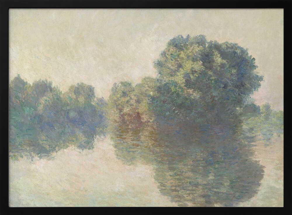 Claude Monet's the Seine At Giverny (1897) - Stretched Canvas, Poster or Fine Art Print - I Heart Wall Art - Poster Print, Canvas Print or Framed Art Print