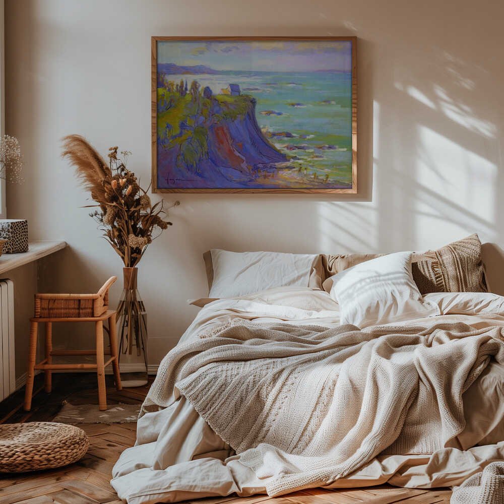 Cliffside Serenity - Stretched Canvas, Poster or Fine Art Print - I Heart Wall Art - Poster Print, Canvas Print or Framed Art Print