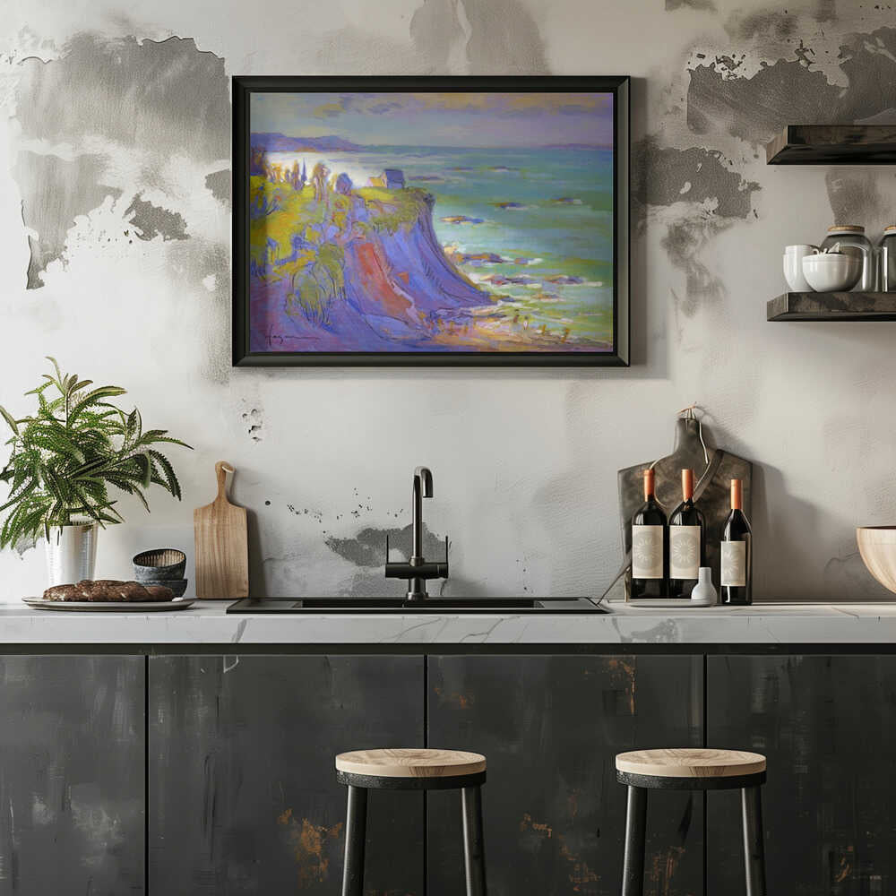 Cliffside Serenity - Stretched Canvas, Poster or Fine Art Print - I Heart Wall Art - Poster Print, Canvas Print or Framed Art Print