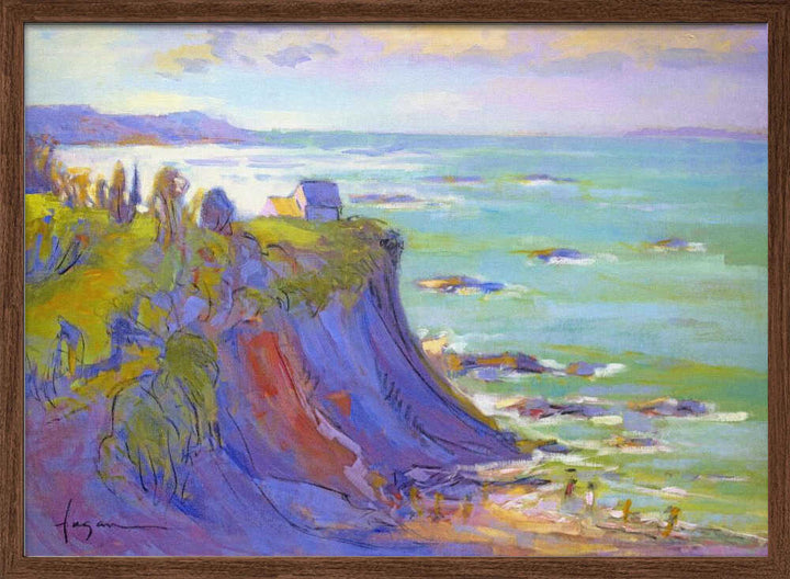 Cliffside Serenity - Stretched Canvas, Poster or Fine Art Print - I Heart Wall Art - Poster Print, Canvas Print or Framed Art Print