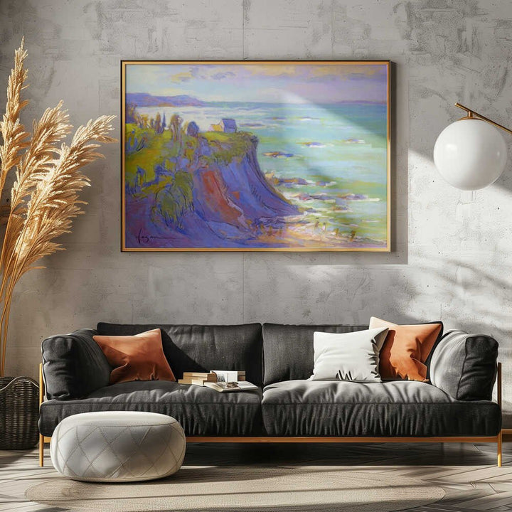 Cliffside Serenity - Stretched Canvas, Poster or Fine Art Print - I Heart Wall Art - Poster Print, Canvas Print or Framed Art Print