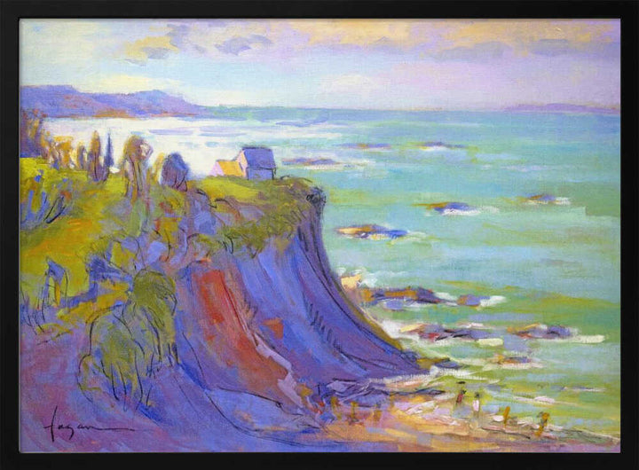 Cliffside Serenity - Stretched Canvas, Poster or Fine Art Print - I Heart Wall Art - Poster Print, Canvas Print or Framed Art Print